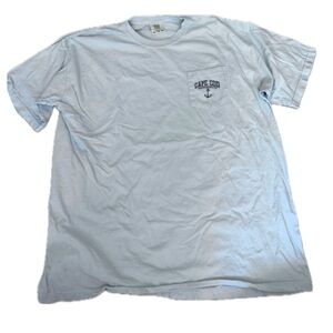 Cape Cod oversized light blue t-shirt